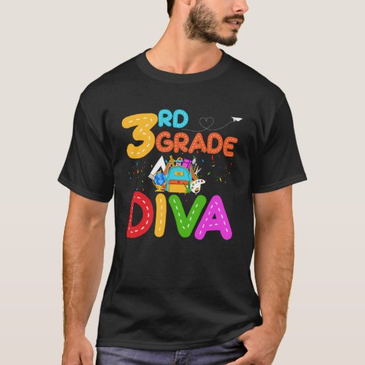 3年生Diva学校初日 Tシャツ (正面)