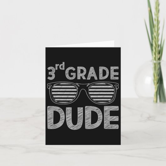 3年生Dude 3年生先生戻る カード (正面)