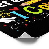 3年生I先生来新学期少年 ポスター (角)