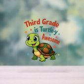 3年生Turtle-y 素晴らし 3年生Schに戻る アクリルサイン (ニュートラル)