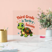 3年生Turtle-y 素晴らし 3年生Schに戻る アクリルサイン (ウェディング)