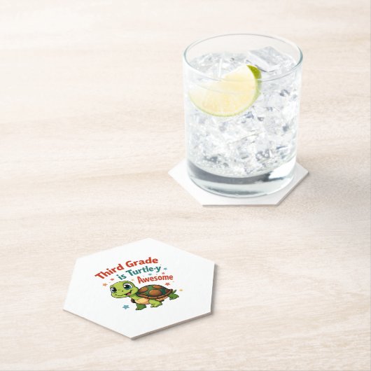 3年生Turtle-y 素晴らし 3年生Schに戻る ペーパーコースター (インサイチュ)