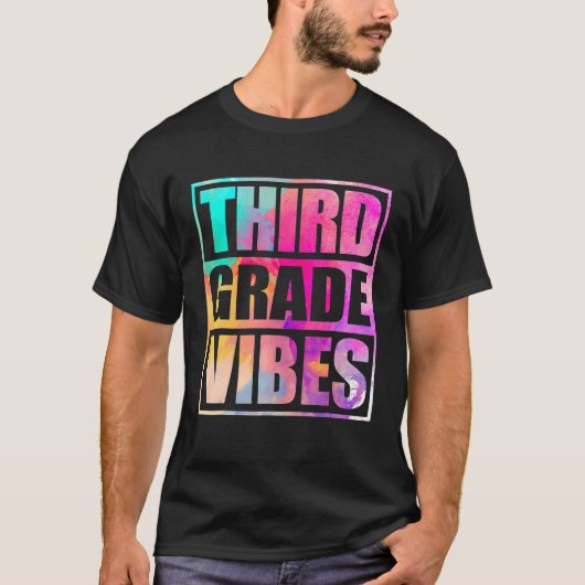3年生Vibes最初の日3年生Back Sch Tシャツ (正面)