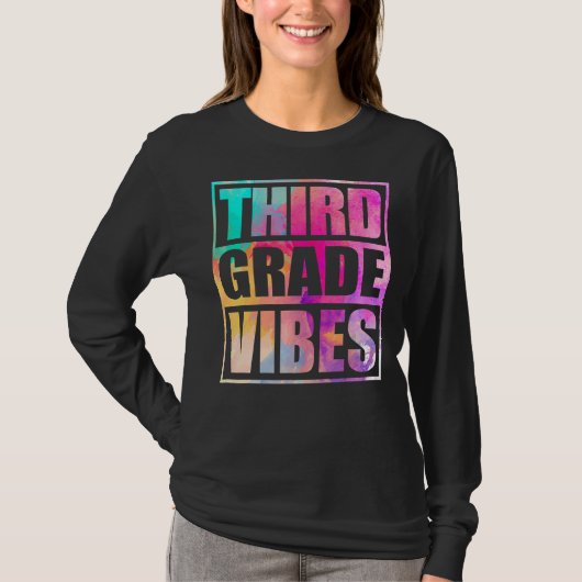 3年生Vibes最初の日3年生Back Sch Tシャツ (正面)