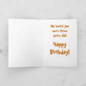 3年誕生日 カード (内部)