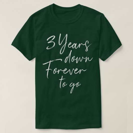 3年連続3回目のアニバーズ結婚に向けて Tシャツ (デザイン正面)