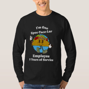 3年間のサービスTaco 3番目の従業員の働きアニバー Tシャツ