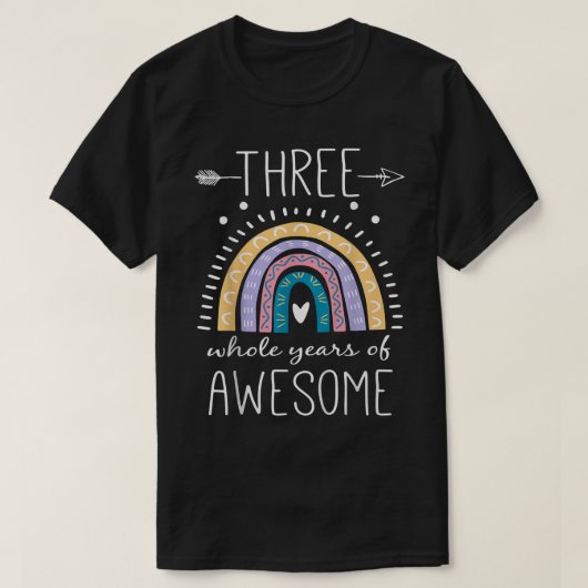 3年間素晴らしの3年間のギフト3 BD Tシャツ (デザイン正面)