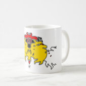 3幽霊たち吹ズ（黄色） コーヒーマグカップ (正面右)