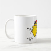 3幽霊たち吹ズ（黄色） コーヒーマグカップ (左)