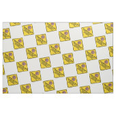 3後を追Wの時計の衣服マスク手洗いサイン ファブリック (ファットクウォーター)