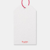 3応援のクリスマス!小妖精や小人ギフトラベル ギフトタグ (裏面)