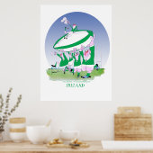 3応援アイルランドラグビー,トニー・フェルナンデス ポスター (キッチン)