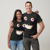 3怖いゲームマーキプライヤー怖い顔 Tシャツ (ユニセックス)