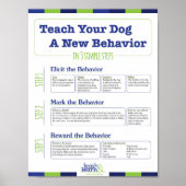 3教え簡単ステップで新しい動作を犬に ポスター (正面)