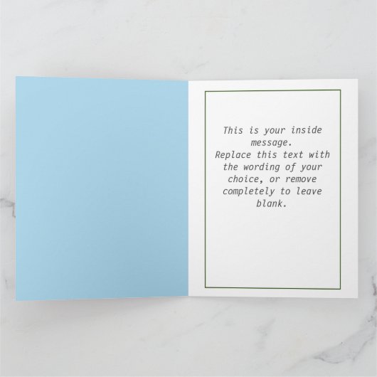 3文字の名前のイースターカード カード (内部)