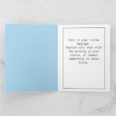 3文字の名前ハッピーバースデーカード カード (内部)