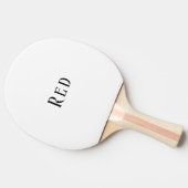 3文字シンプルの非常にタイポグラフィ 卓球ラケット (横)