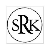 3文字モノグラム自己インキングスタンプ セルフインキングスタンプ (デザイン)