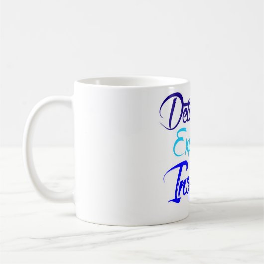 3文字 コーヒーマグカップ (左)