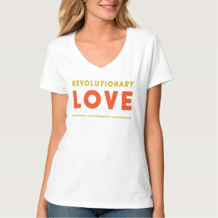 3方向Tシャツの革命的な愛 Tシャツ
