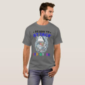 3日の第3級サメを攻撃する準備ができている Tシャツ (正面フル)