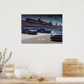 3日産GT-R R32スカイライン&R35オートクラブスピードウェイ ポスター (キッチン)