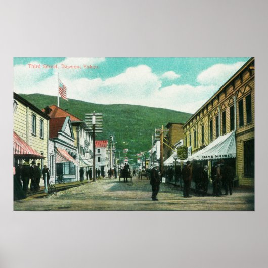 3日目忙しの通りビュー ポスター (正面)