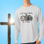 3日間で多くのことが起こり得る ロングスリーブ T シャツ