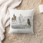 3日間のイベント馬の複合訓練 クッション (ブランケット)