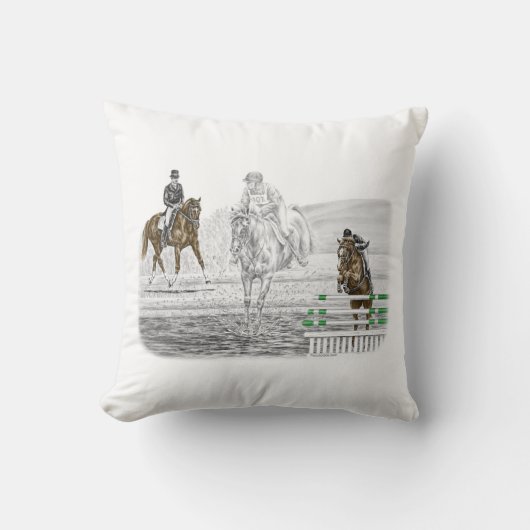 3日間のイベント馬の複合訓練 クッション (正面)