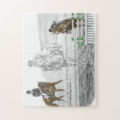 3日間のイベント馬の複合訓練 ジグソーパズル (縦)