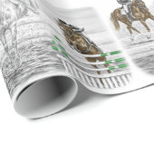 3日間のイベント馬の複合訓練 ラッピングペーパー (ロールコーナー)