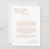 3日間のウェディング・イテレネィティブ エレガント モダン スクリプト (正面)