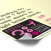 3日間の募金ポスター ポスター (角)