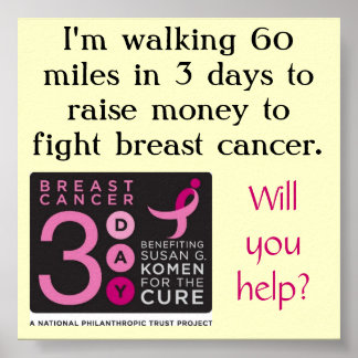 3日間の募金ポスター ポスター