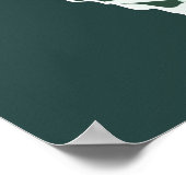 3昆虫（昆虫）オオカバマダラ、モナーク蝶オレンジ&グリーン ポスター (角)