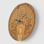 3時 ラージ壁時計 (傾斜)