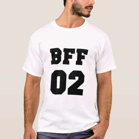 3最高ののフレンド – BFF 02 Tシャツ (正面)