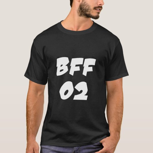 3最高ののフレンド – BFF 02 Tシャツ (正面)