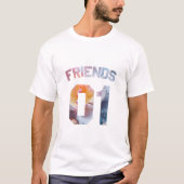 3最高ののフレンド – friends 01 tシャツ (正面)