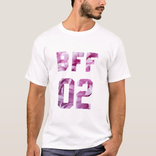 3最高のの花の友だち – BFF 02 Tシャツ (正面)