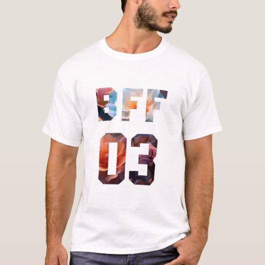 3最高のの花の友だち – BFF 03 Tシャツ (正面)