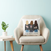 3最高の友人カスタム髪BFFベスティーズ友情 クッション (椅子)