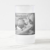 3最高の枚の写真とメッセージ付きのパパを今まで持つ フロストグラスビールジョッキ (中央)