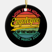 3月から今月の在宅勤務 セラミックオーナメント (正面)