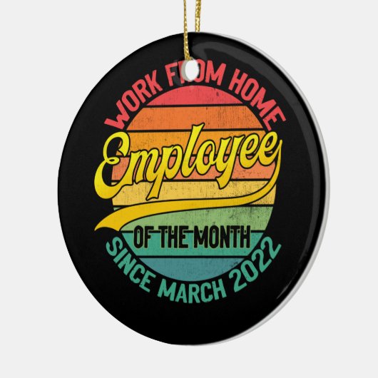 3月から今月の在宅勤務 セラミックオーナメント (左)