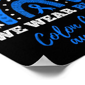 3月に我々は衣服青色大腸がん戦争 ポスター (角)