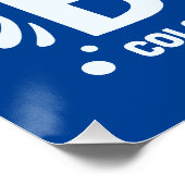 3月に我々は衣服青色結腸がん認識度 ポスター (コーナー)