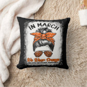 3月に漂白We衣服オレンジのメッシーパンMS Awar クッション (ブランケット)